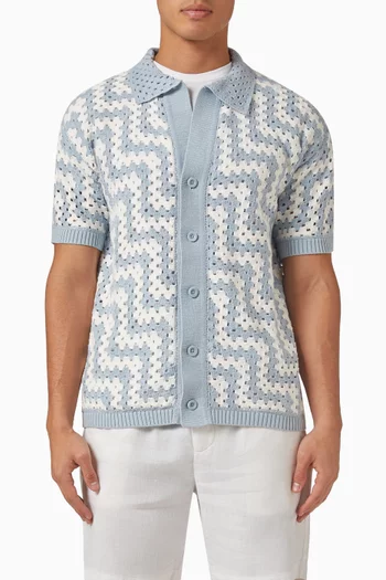 Pinto Crochet Cardigan