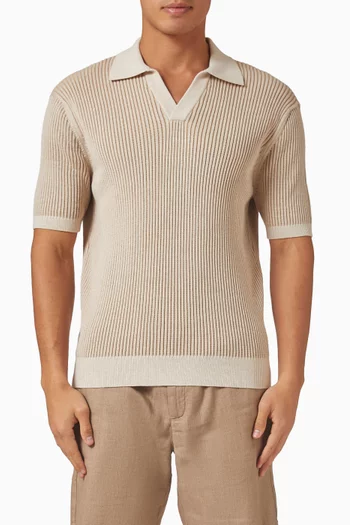 Rino Polo Shirt in Cotton-cashmere