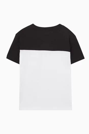 Colorblock T Shirt in Cotton