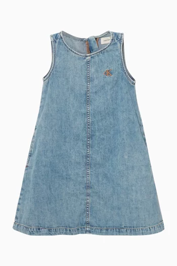 Sleeveless Denim Dress