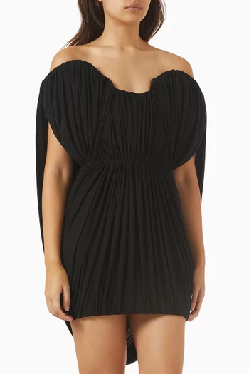plus size black lace mini dress Plus Size Diana Lace Babydoll Dress main image 0