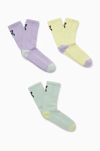 Logo Socks, Pack of 3