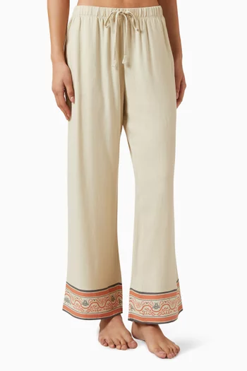 بنطال قصير بطول 7/8‏ مزيج كوبرو