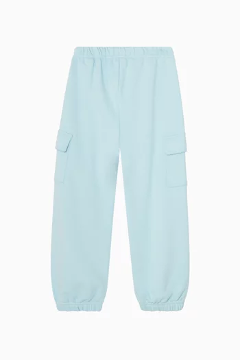 Classic Logo Cargo Sweatpants in Cotton