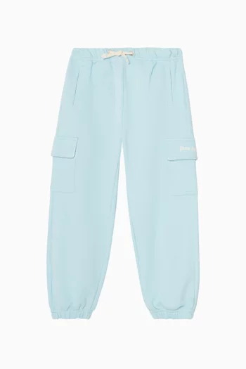 Classic Logo Cargo Sweatpants in Cotton