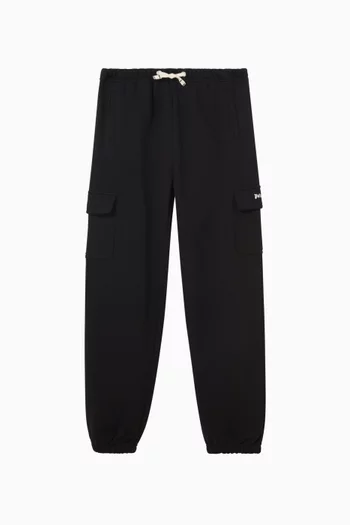 Classic Logo Cargo Sweatpants in Cotton