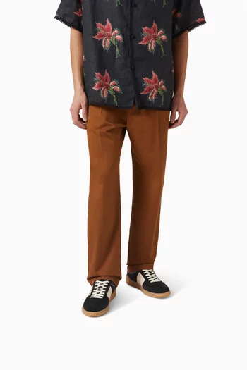 سنيكرز أبفيلاج أسفل الكاحل جلد