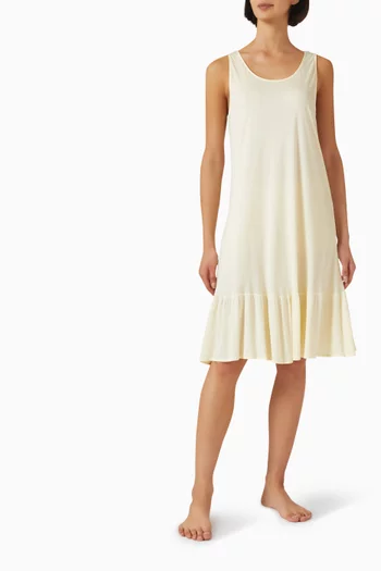 فستان نوم بفتحة رقبة عميقة تينسيل مايكرو مودال