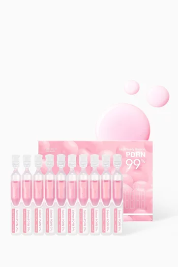 أمبولات سيروم وردي يومي بمركب بوليديوكسيريبونكليوتيد من الحمض النووي لسمك السلمون، 10 أمبولات مركزة، 99% من حمض نووي سمك السلمون