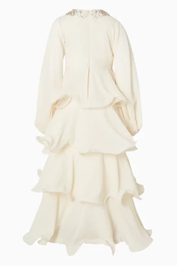 Zorica Tiered Dress in Cotton