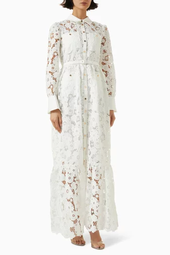 knee length dresses for ladies Self-Portrait // Cream Rhinestone Mesh Long Sleeve Maxi Dress  VSP  Consignment