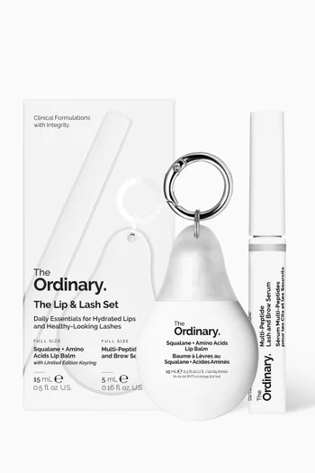 مجموعة الشفاه والرموش