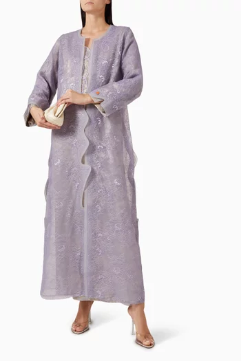 عباية شفافة أورجانزا