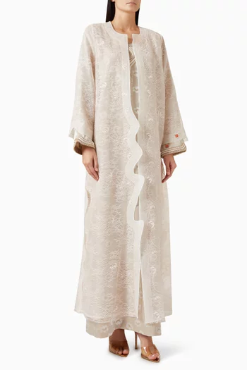 عباية شفافة أورجانزا