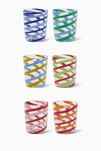 Swirl Glasses, Set of 6