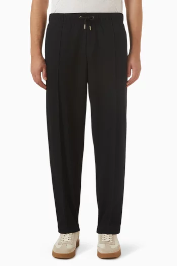 بنطال رياضي مزين بشريط بتصميم متقاطع مزيج قطن