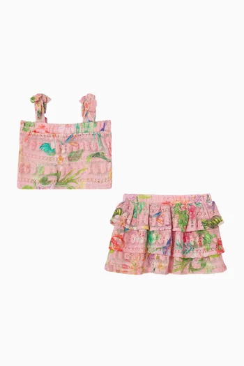 Lucy Top & Skirt Set
