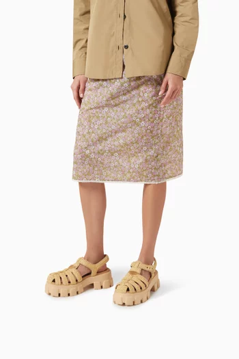 صندل مونوليث بسيور متداخلة كروشيه