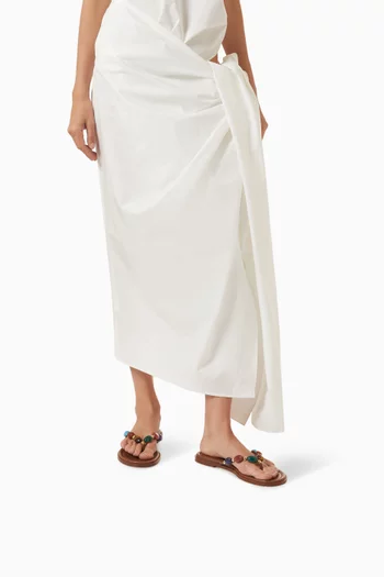 Shanti Thong Sandals in Leather