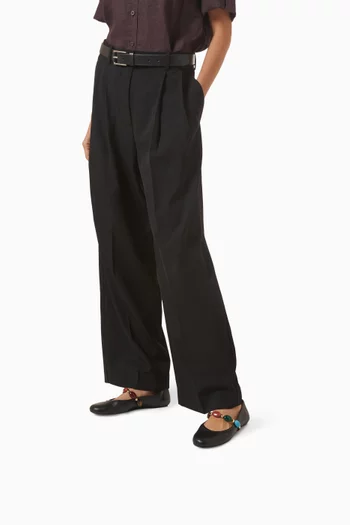 حذاء ماري جين شانتي بكعب مسطح جلد