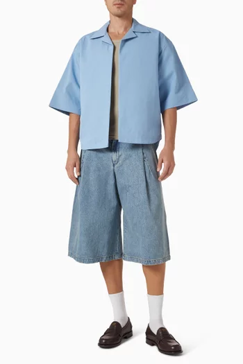 M5 Cuban Shirt in Cotton-belnd