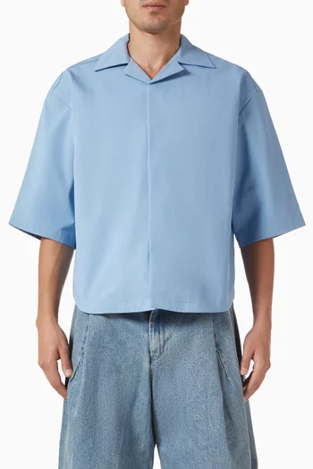 M5 Cuban Shirt in Cotton-belnd