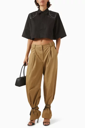 Taylor Barrel-leg Pants