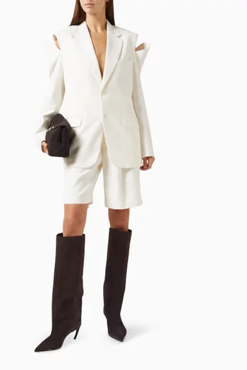 Shoulder Cut-out Blazer