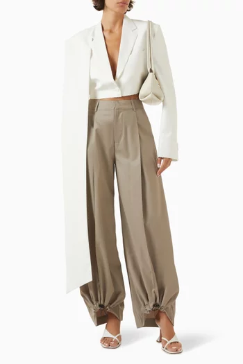 Drawstring Hem Pants