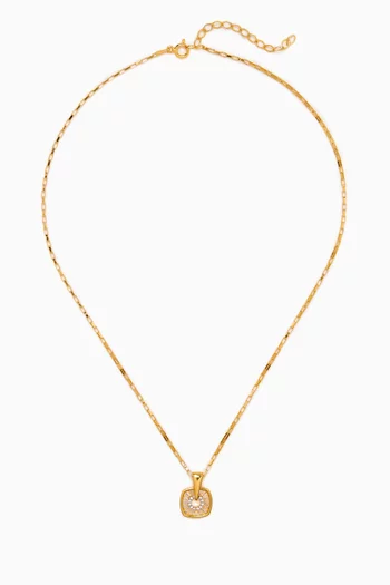 Pendant Necklace in 24kt Gold-plated Sterling Silver
