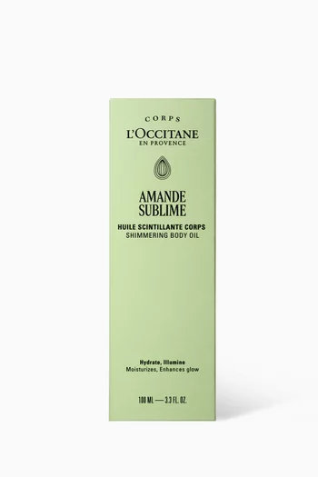 زيت اماند لامع للجسم باللوز، 100 ملل