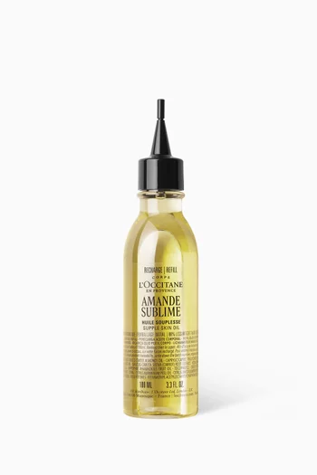 عبوة إعادة ملء زيت الجسم اماند باللوز، 100 ملل