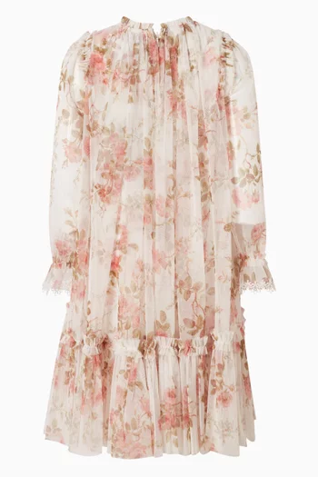 فستان سمر بنقشة ورود