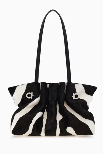 حقيبة كتف سوفت صغيرة شعر مهر