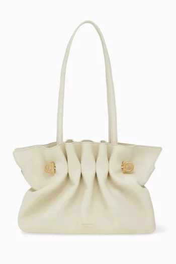 حقيبة كتف صغيرة جلد ناعم