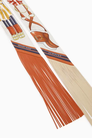 وشاح تويلي جامبينج بشرّابات جلد غير مستعمل