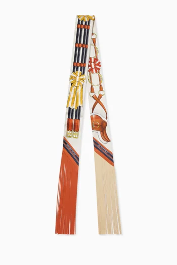 وشاح تويلي جامبينج بشرّابات جلد غير مستعمل