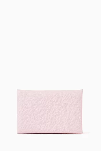 حافظة بطاقات كالفي جلد ايبسوم غير مستعملة