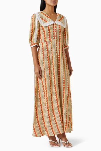 Thea Tie-back Dress in Silk