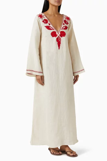 Vera Kaftan in Linen