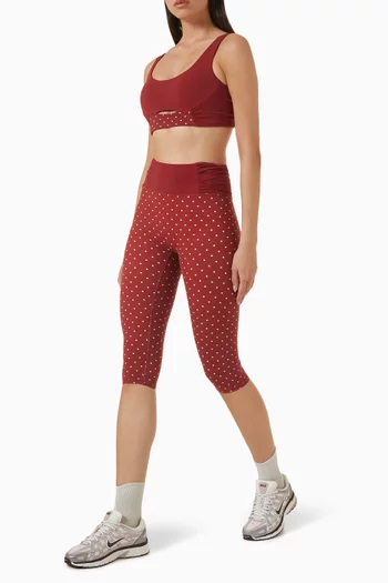 Luxe Balance Ruched Capri Pants