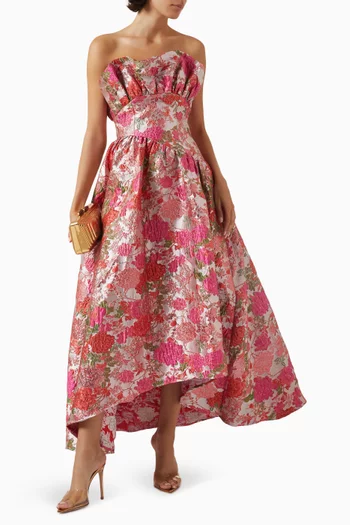 Floralie Strapless Gown