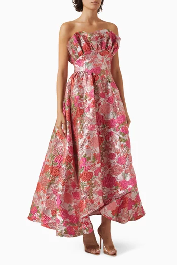 Floralie Strapless Gown