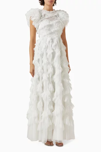 Genevieve Ruffle Gown
