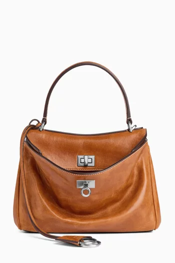 Mini Rodeo Handbag in Vegetable Tanned Lambskin