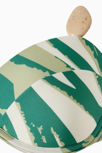 قطعة بيكيني علوية بيرلا مطرزة بالخرز