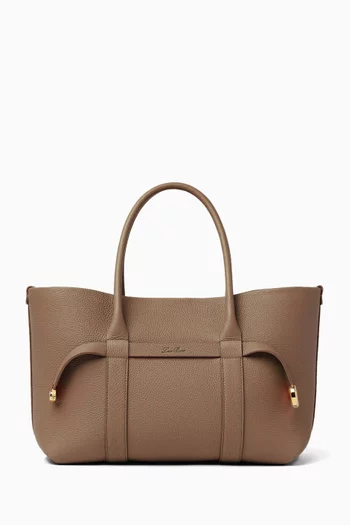 Small Ghiera Shopper Bag in Leather