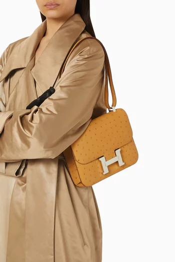 Unused Constance 24 in Ostrich Leather