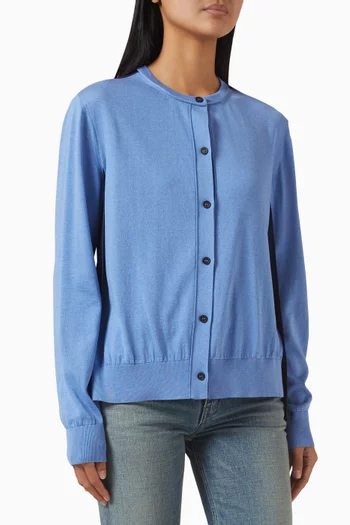 كارديغان بطبعة مزيج قطن