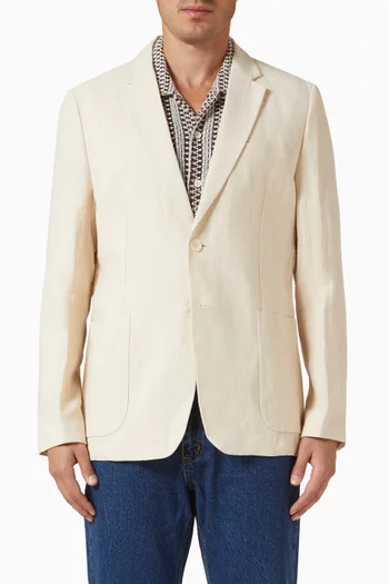 Tailored Blazer in Linen